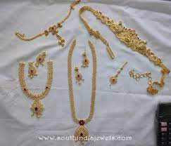 one gram gold bridal jewellery sets