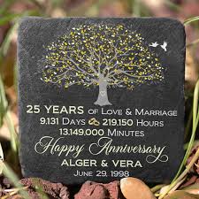 25th wedding anniversary tree gift