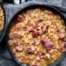 ham and navy bean soup instant pot and