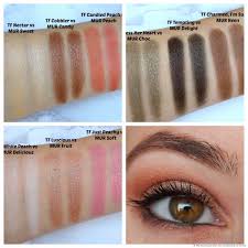 makeup chocolate and peaches eyeshadow