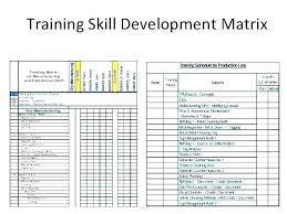 Training Matrix Template Download Digitalhustle Co
