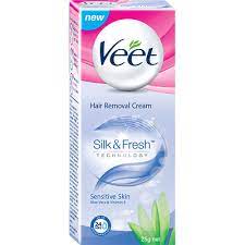 Unlike other popular creams, it comes with a soothing formula as well featuring aloe, maple honey, and cucumber to moisturize the targeted skin. Buy Veet Hair Removal Cream For Sensitive Skin Leg Hair Removal Cream Veet