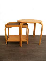 Plywood Brunabo Nesting Table And