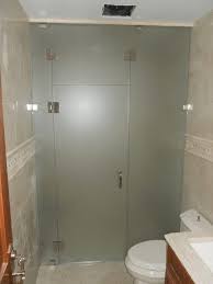Custom Frosted Glass Shower Doors By