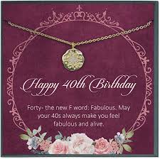 Fabulous birthday quotes for women. Amazon Com Grace Of Pearl 40th Birthday Gifts For Women Gift Ideas Gift For 40 Year Old Woman 40 Fabulous Forty Birthday Quote 40th Birthday Gift Idea Jewelry