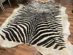 edelman leather zebra cowhide rug dwr