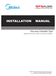 Тов «світ кондиціонерів» 01042, м. Midea Air Conditioner Installation Manual Pdf Download Manualslib
