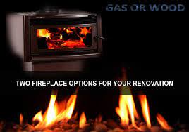 two fireplace options for your