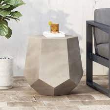 Specialty Stone Outdoor Side Table