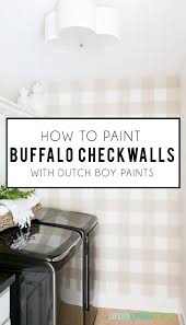 Clean the ceiling tile grid with a sponge and. How To Paint A Buffalo Check Wall Life On Virginia Street