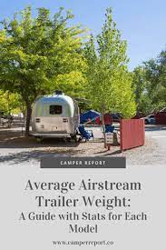 average airstream trailer weight a