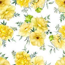 yellow watercolor flowers images free