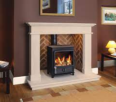 Brown Fireplace Chamber Lining Panels