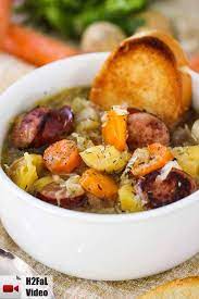 instant pot smoked sausage stew how