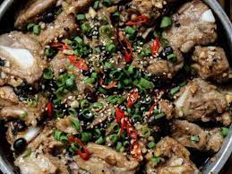 steamed spare ribs with black bean