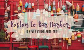 new england road trip map