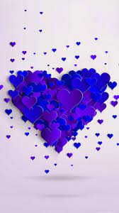 blue heart wallpaper iphone kolpaper