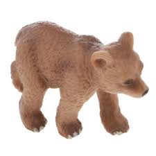 Details About Realistic Little Brown Bear Wild Zoo Animal Model Figure Figurine Kids Toy