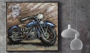 Harley Davidson Wall Decor Painting Art
