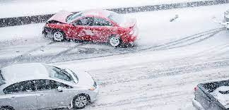Driving In Winter Snow gambar png