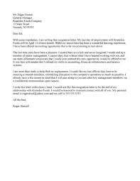 Resignation Letter Samples Resume Help