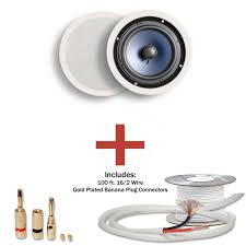 polk rc80i bundle with speaker wire and