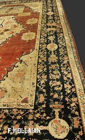 a rare antique persian kerman carpet n