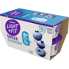 fit greek nonfat yogurt blueberry