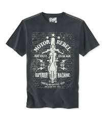 Details About Retrofit Mens Motor Rebel Graphic T Shirt Vintageblack S