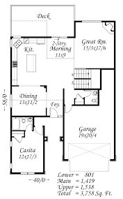 paris house plan french country