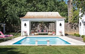 41 Pool House Designs To Complete Your
