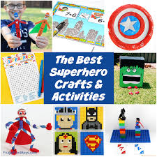 superhero week crafts activities and