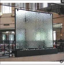 Transpa Glass Wall Fountains Size