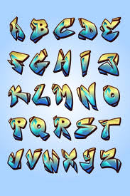 alphabet text vector draw graffiti