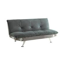 Black Adjustable Sofa Bed W Cup