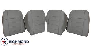 Complete Leather Seat Covers Gray