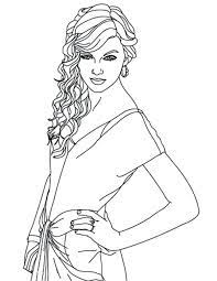 Find out free taylor swift coloring pages to print or color online on hellokids. Seductive Taylor Swift Coloring Page Free Printable Coloring Pages For Kids