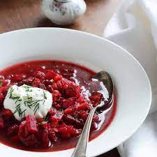 Borscht Russian Style Beet Soup An Edible Mosaic  gambar png