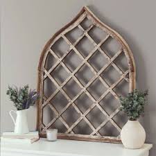 Arched Wine Rack Window Frame Wall Art