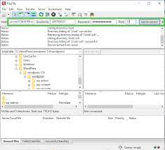 transferring files with filezilla using