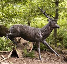 Life Size Deer Sculpture Bronze Statue
