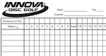 Innova Scorecard - Innova Disc Golf