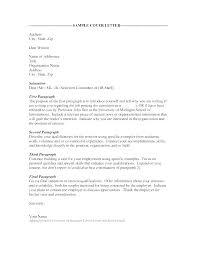 Cover Letter Without Contact Information Cover Letter Address Dear