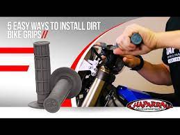 5 easy ways to install dirt bike grips
