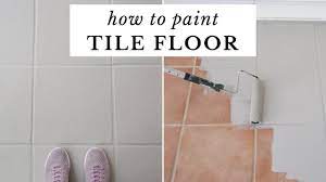 how to paint tile floor angela marie made