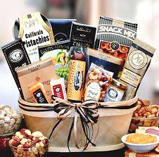 gift basket with delicious sausage