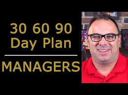 30 60 90 day plan for new managers