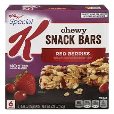 chewy snack bars red berries