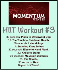 hiit program 3 momentum fitness