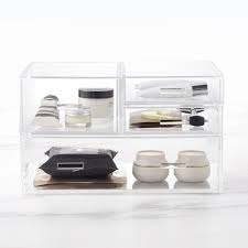 luxe skin care organizer and storage